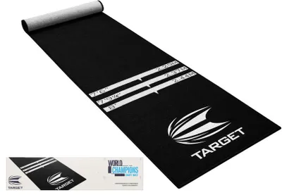 Produktbild von Target Darts Professionelle Dartmatte Weiß - Turnier Oche System Nylon Bodenschutz