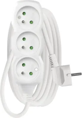 Obrázek produktu pro Prodlužovací kabel Emos se 3 zásuvkami 3m bílá