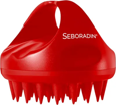 Image de Brosse de massage du cuir chevelu en silicone, flexible, pour une utilisation sur cheveux secs ou mouillés, pour l'entretien des cheveux