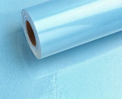 Produktbild von 10 m x 60 cm Tapeten einfarbig glitzer Effekt blau hell 3000-S Art. 3115 selbstklebend verschiedene Trendfarben Tapete Folie abwischbar