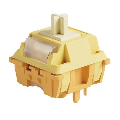 Produktbild von Akko Creamy Yellow U1 Switch – linearer 5-Pin-Schalter (45 gf) für mechanische Tastaturen