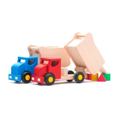 Zdjęcie produktu dla BAJO - Wywrotka Sorter  wyjątkowa drewniana zabawka 29 cm