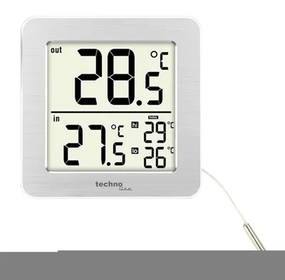 Produktbild von Technoline WS 7049, Freistehend, Drinnen, F, °C, Digital, Tisch, Wand, Rechteckig