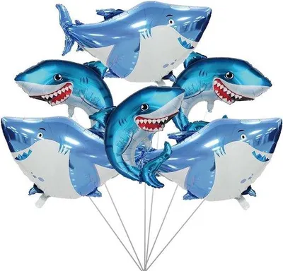 Immagine prodotto di Decorazioni per feste a tema marino - Set da 6 pezzi