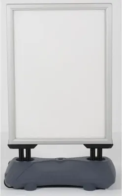 Produktbild von Kundenstopper WindPro 500x700mm silber