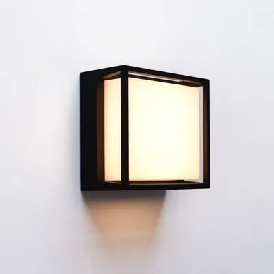 Produktbild von Außenwandleuchte aus Aluminium LED 1344A – 15x15 cm, IP54, Warmweiß