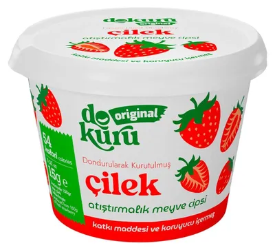 Zdjęcie produktu dla Dokuru | Truskawki liofilizowane (chipsy owocowe) 15 g