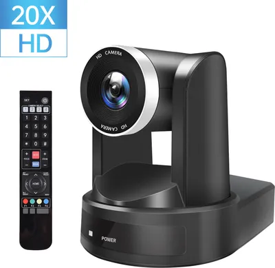 Obrázek produktu pro PV400UH Webová kamera 1080P 2,1 MP HD PTZ kamera s 20x optickým zoomem pro videokonference, HDMI, USB a síťový výstup s dálkovým ovládáním Webová kamera