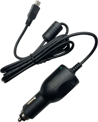 Produktbild von Trade-Shop Mini USB KFZ-Ladekabel 12V/24V mit TMC Antenne für Becker Traffic Assist Active 43 Transit, 43 Traffic Professional 43 Control / Navi