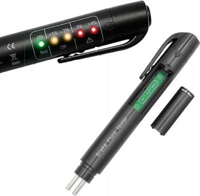 Produktbild von EDIBAZZAR | Bremsflüssigkeitstester, LED, 5 Stufen DOT 3 4 5, Wassergehalt