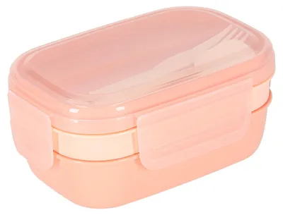 Obrázok produktu pre Obedárová krabička, obedárové puzdro s priehradkami, rozdelené, 1900 ml, oranžová