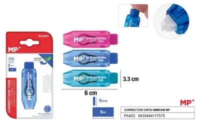 Produktbild von Korrekturband 5 mm x 5 m, verschiedene Farben