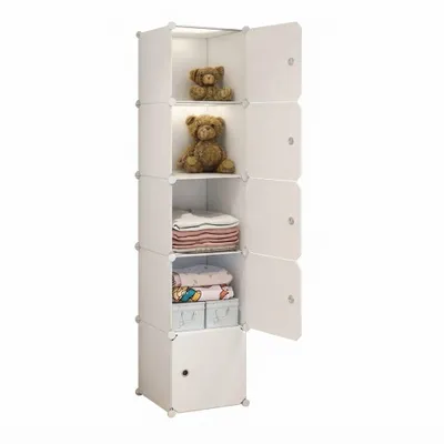 Immagine prodotto di Armadio modulare scaffale armadio guardaroba bianco