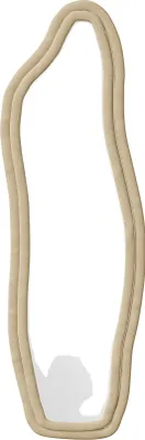 Immagine prodotto di Specchio, design moderno, immagine a figura intera, dorato, 160x50 cm