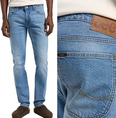 Immagine prodotto di Jeans da uomo LEE, slim fit LUKE, L32 L32, blu, jeans, baggy jeans, buggy