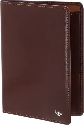 Zdjęcie produktu dla Skórzany identyfikator Golden Head Colorado RFID Protect Passport Wallet Tobacco brązowy