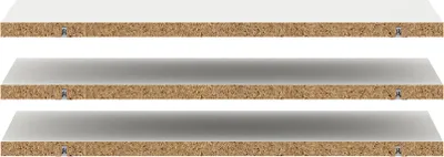 Produktbild von Catania 3 Böden 47 cm bis 240 cm Kleiderschrank weiß