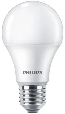 Produktbild von 4 x Philips LED Leuchtmittel Birne A60 10W = 75W E27 matt 1055lm warmweiß 2700K 180°