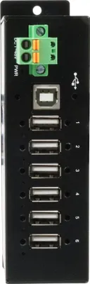 Immagine prodotto di EXSYS EX-1596HMVS Hub metallico a 6 porte USB 2.0