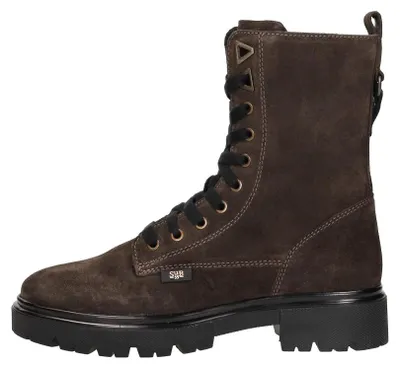 Productafbeelding van SUB55 Veterschoen hoog Veterschoen hoog - donkerbruin - Maat 33