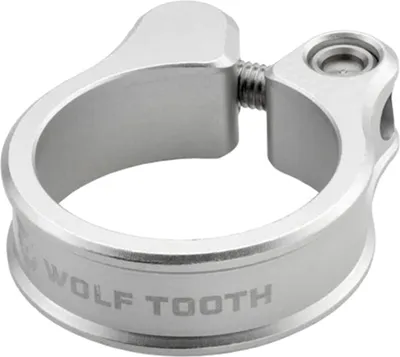 Image de Wolf Tooth Cnc collier de selle argent 34.9 mm argent 34.9 mm