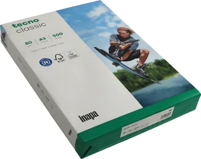 Produktbild von INAPA Kopierpapier, Tecno Classic, A3, 80 g/m², 500 Blatt