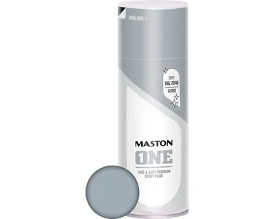 Produktbild von Sprühlack Maston ONE glänzend RAL 7040 fenstergrau 400 ml