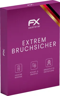 Produktbild von atFoliX FX-Hybrid-Glass Displayfolie kompatibel mit Uniden Igo Cam 75 Glasfolie