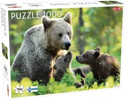 Immagine prodotto di Puzzle Orso Famiglia 1000