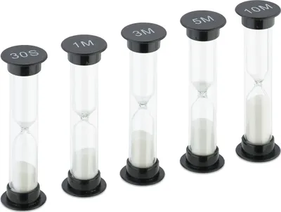 Produktbild von relaxdays Sanduhren 5er Set