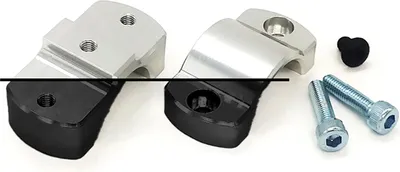 Produktbild von windmeile | Lekkie Frame Clamp Set, 28.8mm, Silber, Rahmenklemmen, E-Bike, Pedelec