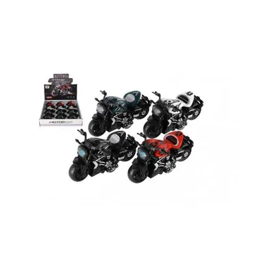 Produktbild von Motorrad Metall/Kunststoff 10cm einziehbar