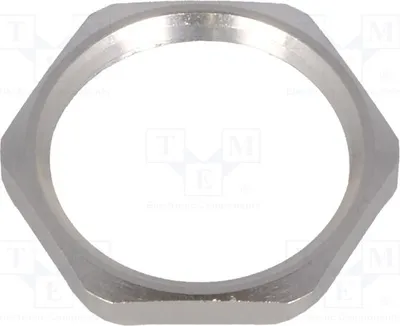 Immagine prodotto di 1 x Raccordo in ottone con messa a terra, nichelato, spessore: 3 mm, filettatura: PG 1.167.1300.01