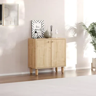 Image de Skye Decor, Lina - Sapphire Oak, armoire multifonctionnelle, chêne saphir, panneau aggloméré 100 % mélaminé, 72 x 36 x 73 cm