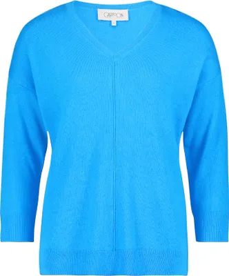 Produktbild von Betty Barclay Pullover Oversized V-Ausschnitt 3/4 Arm 64 cm Gesamtlänge