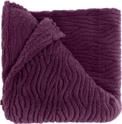 Produktbild von Unique Living - Plaid Clio 150x200cm - Dunkelviolett
