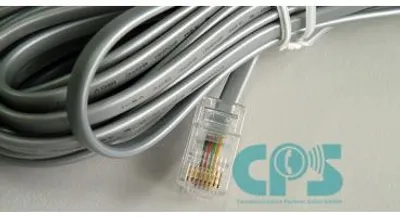 Imagen del producto de Cable de conexión Mitel optiPoint, 6 metros, compatible con modelos MW6/MW8