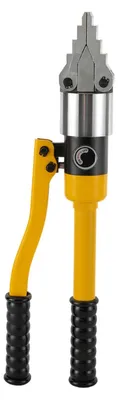 Produktbild von Hydraulischer Flanschspreizer - YQ-30 - 8 t - Manuell - Wärmebehandelter Stahl - Öffnung 9–40 mm - Max. Spreizung 30 mm - Gelb