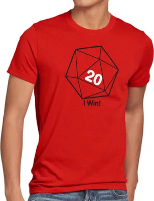 Produktbild von style3 Sheldon W20 Würfel Herren T-Shirt