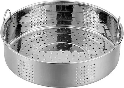 Image de Panier vapeur pour légumes et dim sum, en acier inoxydable, cuiseur vapeur