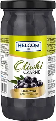 Zdjęcie produktu dla Oliwki czarne drylowane 370ml HELCOM
