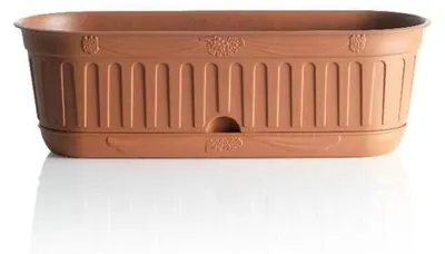 Image de Jardinière BAMA ETIKA, couleur terracotta Quantité : 1 pièce, Dimensions : 48 cm