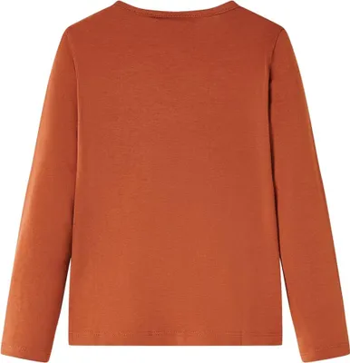 Produktbild von vidaXL Kinder-Langarmshirt Cognac 104