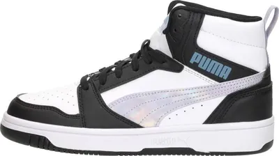 Image de Puma Rebound V6 Mid JR  Sneakers Hoog - Zwart - Maat 39