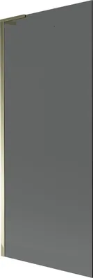 Immagine prodotto di Mexen Next L paratia per vasca da bagno a 1 anta 80 x 150 cm, grafite, oro - 895-080-000-03-40-50