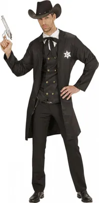 Produktbild von Cowboy Sheriff Männerkostüm | M/L; XL Größe: M-L