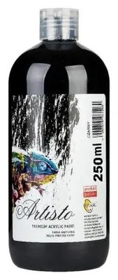 Image de Peinture acrylique noire 250 ml - Sweet colours