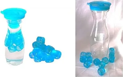 Produktbild von Karaffe transparent Volumen 1 Liter + Dauereiswürfel
