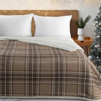 Produktbild von Decke KARO6 Beige 150x200 cm