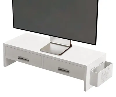 Obrázok produktu pre Držiak monitora s organizérom s dvojitou zásuvkou